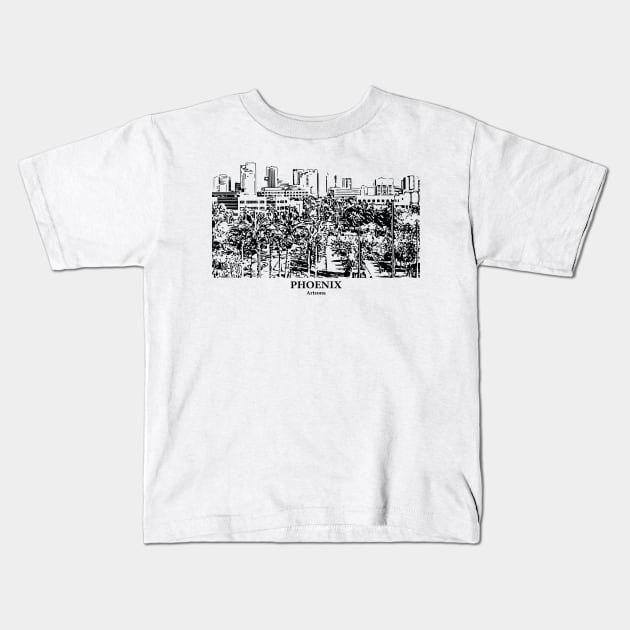 Phoenix - Arizona Kids T-Shirt by Lakeric